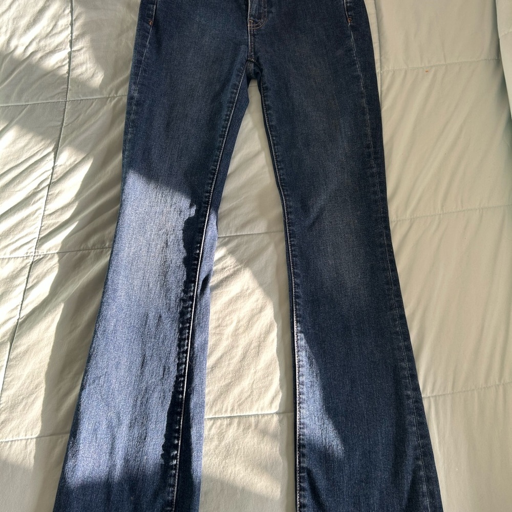 GAP Dark Blue Flare Jeans for Women